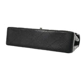 CHANEL シャネル マトラッセ Wフラップ Wチェーンショルダー 25cm ブラック A01112 レディース キャビアスキン ショルダーバッグ ABランク 中古 銀蔵