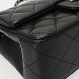 CHANEL シャネル マトラッセ ミニフラップバッグ 20 ブラック A69900 レディース ラムスキン ショルダーバッグ Aランク 中古 銀蔵