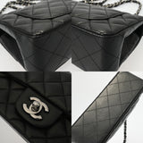 CHANEL シャネル マトラッセ ミニフラップバッグ 20 ブラック A69900 レディース ラムスキン ショルダーバッグ Aランク 中古 銀蔵