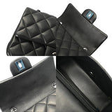 CHANEL シャネル マトラッセ ミニフラップバッグ 20 ブラック A69900 レディース ラムスキン ショルダーバッグ Aランク 中古 銀蔵