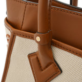 LOUIS VUITTON ルイヴィトン モノグラム オンマイサイド PM ベージュ/ブラウン M59905 レディース キャンバス レザー 2WAYバッグ Aランク 中古 銀蔵