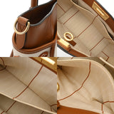 LOUIS VUITTON ルイヴィトン モノグラム オンマイサイド PM ベージュ/ブラウン M59905 レディース キャンバス レザー 2WAYバッグ Aランク 中古 銀蔵