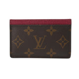 LOUIS VUITTON ルイヴィトン モノグラム ポルトカルトサーンプル フューシャ M60703 ユニセックス モノグラムキャンバス カードケース Aランク 中古 銀蔵