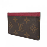 LOUIS VUITTON ルイヴィトン モノグラム ポルトカルトサーンプル フューシャ M60703 ユニセックス モノグラムキャンバス カードケース Aランク 中古 銀蔵