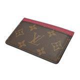 LOUIS VUITTON ルイヴィトン モノグラム ポルトカルトサーンプル フューシャ M60703 ユニセックス モノグラムキャンバス カードケース Aランク 中古 銀蔵