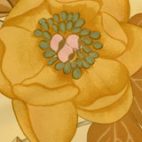 HERMES エルメス カレ 90 FLEURS D HALLADE イエロー/マルチカラー レディース シルク100％ スカーフ Aランク 中古 銀蔵