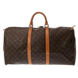 LOUIS VUITTON ルイヴィトン モノグラム キーポル 55 ブラウン M41424 ユニセックス モノグラムキャンバス ボストンバッグ Bランク 中古 銀蔵
