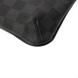 LOUIS VUITTON ルイヴィトン ダミエグラフィット トマス 黒/グレー N58028 メンズ ダミエグラフィットキャンバス ショルダーバッグ Aランク 中古 銀蔵
