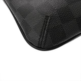 LOUIS VUITTON ルイヴィトン ダミエグラフィット トマス 黒/グレー N58028 メンズ ダミエグラフィットキャンバス ショルダーバッグ Aランク 中古 銀蔵