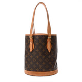 LOUIS VUITTON ルイヴィトン モノグラム バケット PM ブラウン M42238 レディース モノグラムキャンバス ハンドバッグ Bランク 中古 銀蔵