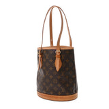LOUIS VUITTON ルイヴィトン モノグラム バケット PM ブラウン M42238 レディース モノグラムキャンバス ハンドバッグ Bランク 中古 銀蔵
