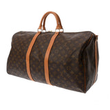 LOUIS VUITTON ルイヴィトン モノグラム キーポル バンドリエール 55 ブラウン M41414 ユニセックス モノグラムキャンバス ボストンバッグ Bランク 中古 銀蔵