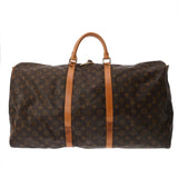 LOUIS VUITTON ルイヴィトン モノグラム キーポル バンドリエール 60 ブラウン M41412 ユニセックス モノグラムキャンバス ボストンバッグ Bランク 中古 銀蔵