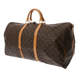 LOUIS VUITTON ルイヴィトン モノグラム キーポル バンドリエール 60 ブラウン M41412 ユニセックス モノグラムキャンバス ボストンバッグ Bランク 中古 銀蔵
