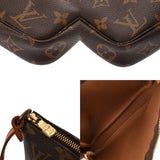 LOUIS VUITTON ルイヴィトン モノグラム ポシェット アクセソワール ブラウン M51980 レディース モノグラムキャンバス アクセサリーポーチ Bランク 中古 銀蔵