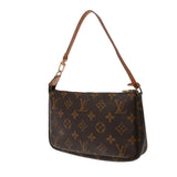 LOUIS VUITTON ルイヴィトン モノグラム ポシェット アクセソワール ブラウン M51980 レディース モノグラムキャンバス アクセサリーポーチ Bランク 中古 銀蔵
