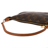 LOUIS VUITTON ルイヴィトン モノグラム ポシェット アクセソワール ブラウン M51980 レディース モノグラムキャンバス アクセサリーポーチ Bランク 中古 銀蔵