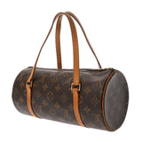 LOUIS VUITTON ルイヴィトン モノグラム パピヨン PM 旧型 ブラウン M51386 レディース モノグラムキャンバス ハンドバッグ Bランク 中古 銀蔵
