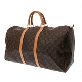 LOUIS VUITTON ルイヴィトン モノグラム キーポル 55 ブラウン M41424 ユニセックス モノグラムキャンバス ボストンバッグ ABランク 中古 銀蔵