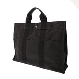 HERMES エルメス エールライン MM グレー ユニセックス キャンバス トートバッグ ABランク 中古 銀蔵