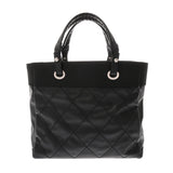 CHANEL シャネル パリビアリッツ トートバッグ MM ブラック A34209 レディース キャンバス/レザー トートバッグ Aランク 中古 銀蔵