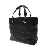 CHANEL シャネル パリビアリッツ トートバッグ MM ブラック A34209 レディース キャンバス/レザー トートバッグ Aランク 中古 銀蔵