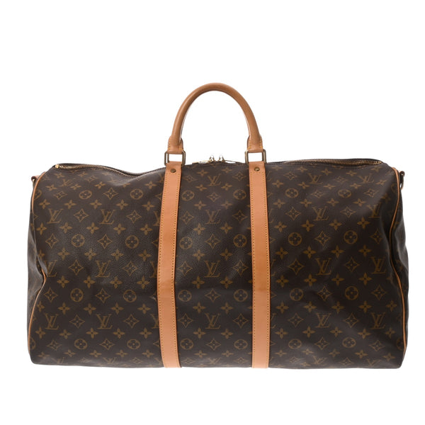 LOUIS VUITTON ヴィトン　キーポル　バンドリエール 55 モノグラム ルイヴィトン キーポル バンドリエール 55 モノグラム ブラウン ユニ