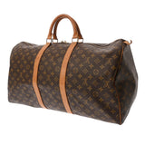 LOUIS VUITTON ルイヴィトン モノグラム キーポル 55 ブラウン M41424 ユニセックス モノグラムキャンバス ボストンバッグ Bランク 中古 銀蔵