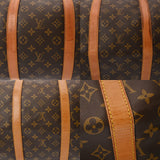 LOUIS VUITTON ルイヴィトン モノグラム キーポル 55 ブラウン M41424 ユニセックス モノグラムキャンバス ボストンバッグ Bランク 中古 銀蔵