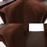 HERMES エルメス ヴァルパライソ PM ブラウン レディース トワルシェブロン/ヴォーグミ ハンドバッグ Bランク 中古 銀蔵