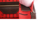 LOUIS VUITTON ルイヴィトン ダミエ ネヴァーフル MM ブラウン N51105 レディース ダミエキャンバス トートバッグ Bランク 中古 銀蔵