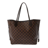 LOUIS VUITTON ルイヴィトン ダミエ ネヴァーフル MM ブラウン N51105 レディース ダミエキャンバス トートバッグ Bランク 中古 銀蔵