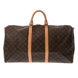 LOUIS VUITTON ルイヴィトン モノグラム キーポル バンドリエール 55 ブラウン M41414 ユニセックス モノグラムキャンバス ボストンバッグ ABランク 中古 銀蔵