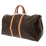 LOUIS VUITTON ルイヴィトン モノグラム キーポル バンドリエール 55 ブラウン M41414 ユニセックス モノグラムキャンバス ボストンバッグ ABランク 中古 銀蔵