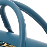 LOEWE ロエベ アマソナ 28 ブルー A039N08X01 レディース ナパカーフ ショルダーバッグ ABランク 中古 銀蔵