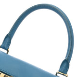 LOEWE ロエベ アマソナ 28 ブルー A039N08X01 レディース ナパカーフ ショルダーバッグ ABランク 中古 銀蔵
