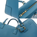 LOEWE ロエベ アマソナ 28 ブルー A039N08X01 レディース ナパカーフ ショルダーバッグ ABランク 中古 銀蔵