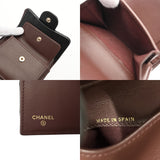 CHANEL シャネル クラシック スモールフラップウォレット ブラック AP0229 レディース キャビアスキン 三つ折り財布 Aランク 中古 銀蔵