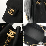 CHANEL シャネル マトラッセ ミニハンドバッグ CHANEL25 ブラック AS5631 レディース キャビアスキン ショルダーバッグ Aランク 中古 銀蔵