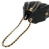 CHANEL シャネル マトラッセ ミニハンドバッグ CHANEL25 ブラック AS5631 レディース キャビアスキン ショルダーバッグ Aランク 中古 銀蔵