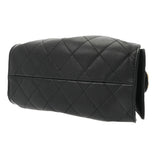 CHANEL シャネル マトラッセ ミニハンドバッグ CHANEL25 ブラック AS5631 レディース キャビアスキン ショルダーバッグ Aランク 中古 銀蔵