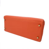 HERMES エルメス ケリー 28 内縫い 2WAY オレンジ T刻印(2015年頃) レディース トゴ ハンドバッグ Aランク 中古 銀蔵