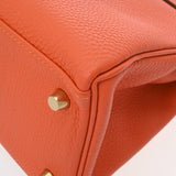 HERMES エルメス ケリー 28 内縫い 2WAY オレンジ T刻印(2015年頃) レディース トゴ ハンドバッグ Aランク 中古 銀蔵