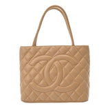 CHANEL シャネル 復刻トート ベージュ A01804 レディース キャビアスキン トートバッグ ABランク 中古 銀蔵