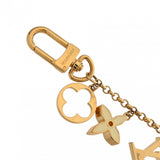 LOUIS VUITTON ルイヴィトン フルール ドゥ モノグラム バッグチャーム チェーン ゴールド M65111 ユニセックス GP キーホルダー ABランク 中古 銀蔵