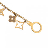 LOUIS VUITTON ルイヴィトン フルール ドゥ モノグラム バッグチャーム チェーン ゴールド M65111 ユニセックス GP キーホルダー ABランク 中古 銀蔵