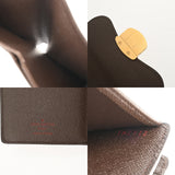 LOUIS VUITTON ルイヴィトン ダミエ ポルトフォイユ ジョイ ブラウン N60034 ユニセックス ダミエキャンバス 三つ折り財布 Aランク 中古 銀蔵