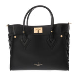 LOUIS VUITTON ルイヴィトン モノグラム オンマイサイド MM ノワール M53826 レディース カーフ 2WAYバッグ Aランク 中古 銀蔵