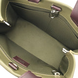 LOUIS VUITTON ルイヴィトン ミニ ショッパー トート 2WAY カーキグリーン M15238 レディース カウハイドレザー トートバッグ Aランク 中古 銀蔵