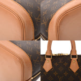 LOUIS VUITTON ルイヴィトン モノグラム アルマ 旧型 ブラウン M51130 レディース モノグラムキャンバス ハンドバッグ ABランク 中古 銀蔵